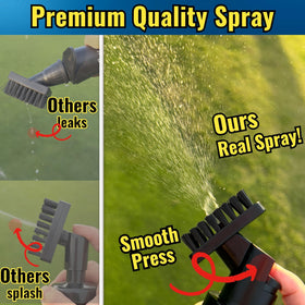 RisingBird golf water brush with 5oz bottle for quick club rinsing.