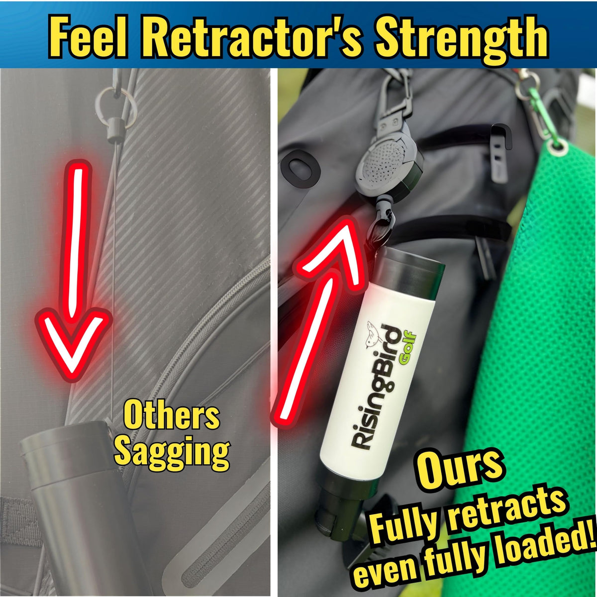RisingBird no bottle sagging design keeps bottle secure.
