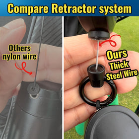RisingBird strong retractor prevents bottle sag during use