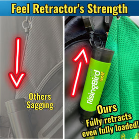 RisingBird upside-down design offers wrist-friendly cleaning access