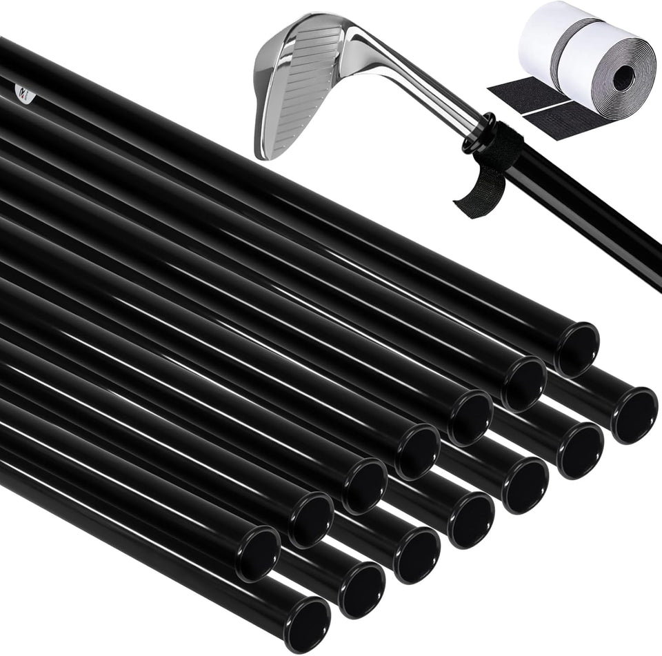 River Hill Golf 14 Pcs Tubes for golf bag setup provide organized, protected clubs.