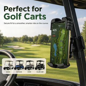 RIZINKART 360-degree rotation keeps GPS and photos in view from any angle.