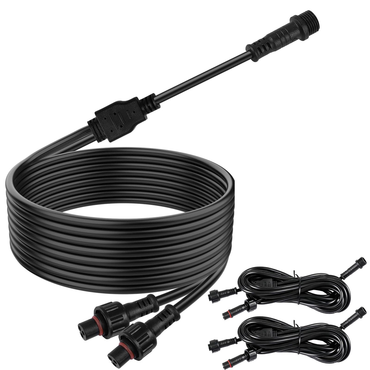 RIZINKART 67-inch Y-extension wires ready to power two whip lights