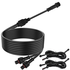 RIZINKART 67-inch Y-extension wires ready to power two whip lights