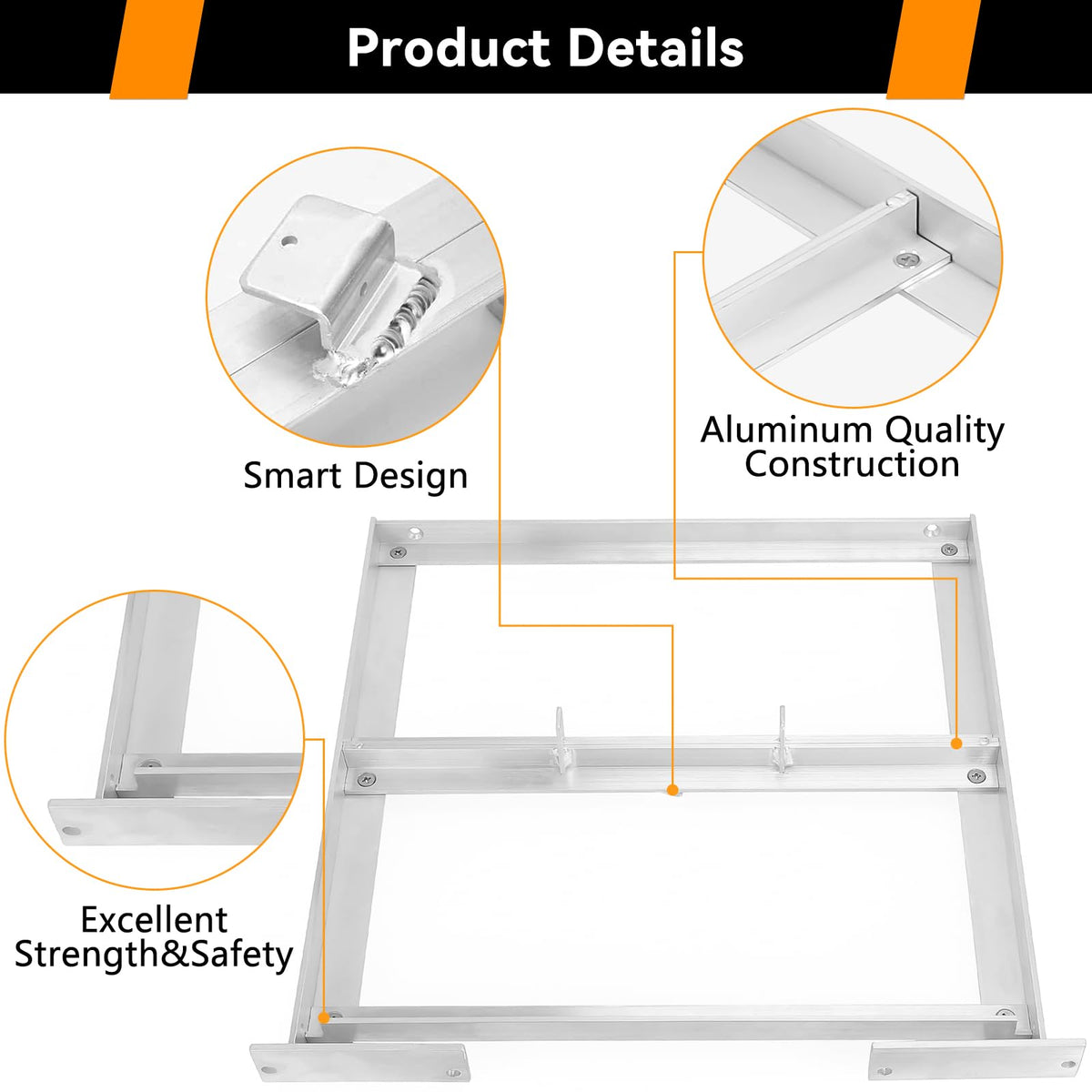 RIZINKART bolt-on installation kit for easy, drill-free mounting.