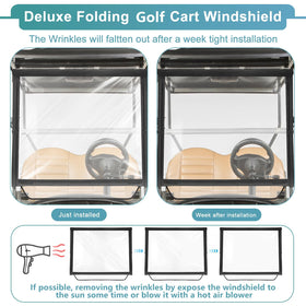 RIZINKART clear PVC material resists creasing for lasting clarity