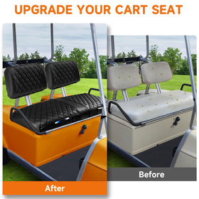 RIZINKART Club Car DS breathable mesh fabric keeps you cool.
