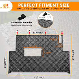 RIZINKART Precedent drainage channels channel water for quick cleaning