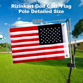 Rizinkart compact design saves space on the cart side.