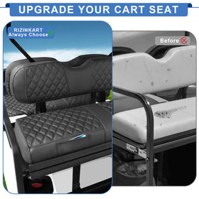 RIZINKART easy-installation rear seat cover fits quickly without tools.