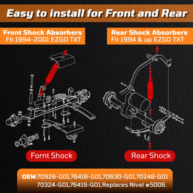 RIZINKART OEM numbers 70928-G01, 70630-G01, 76418-G01 for replacement