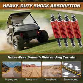 RIZINKART shock features durable metal construction for longevity