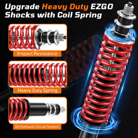 RIZINKART EZGO TXT heavy duty coil springs boost support and durability