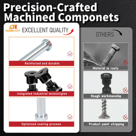 RIZINKART front lower spring bushings enhance shock absorption for a smoother golf cart ride.