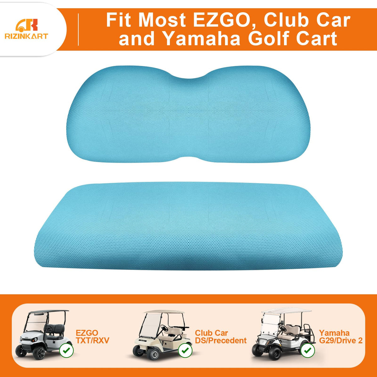RIZINKART seat cover protects and renews the front seat against sun damage