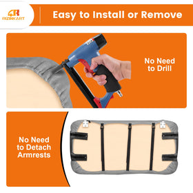 RIZINKART front seat cover renews look while protecting seat