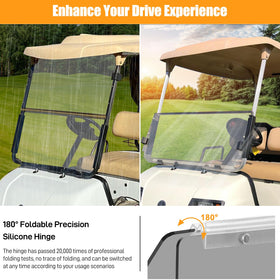Pre-drilled, easy-install G22 windshield saves time during setup