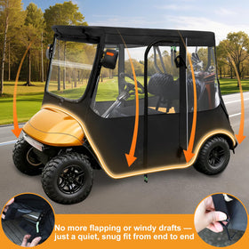 RIZINKART triple-zipper system detail for smooth operation and durability