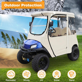 RIZINKART 600D Oxford material emphasizes durability and weather resistance