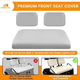 RIZINKART front seat cover for Yamaha G16 enhances durability and comfort
