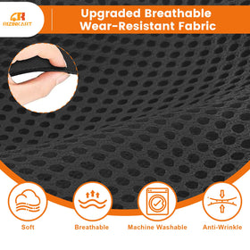 RIZINKART Yamaha G29/Drive 2 front seat cover keeps cool in heat.
