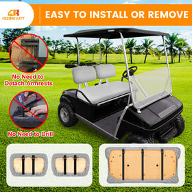 RIZINKART front seat cover for Yamaha G9 offers quick-dry comfort
