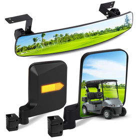 Rizinkart left side mirror rotated 180 degrees for obstacle navigation