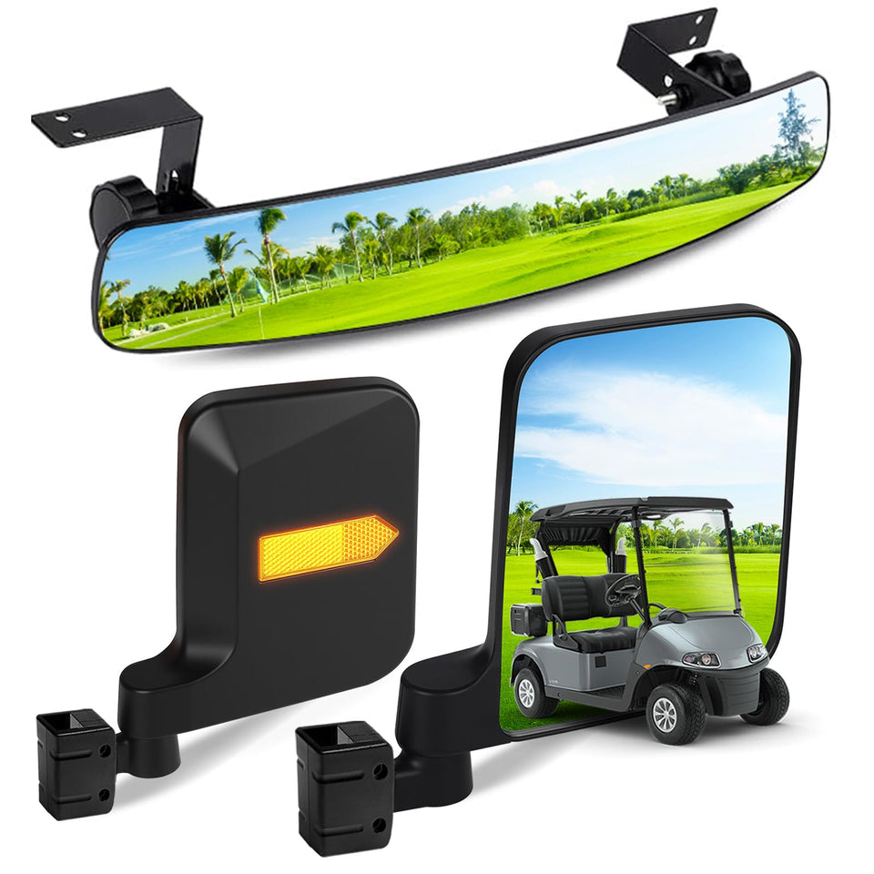 Rizinkart left side mirror rotated 180 degrees for obstacle navigation