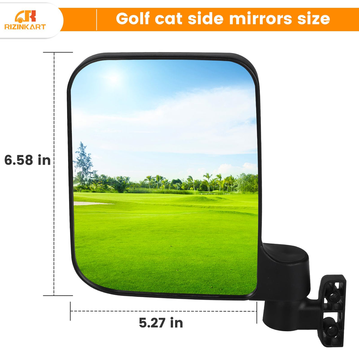 Rizinkart universal-fit hardware supports EZGO, Club Car, Yamaha carts