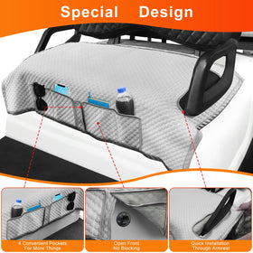 RIZINKART ice silk fabric delivers durable, soft warmth on the seat