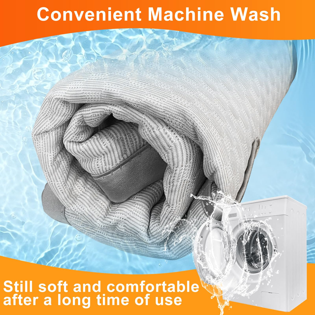 RIZINKART ice-silk material offers durable softness year-round