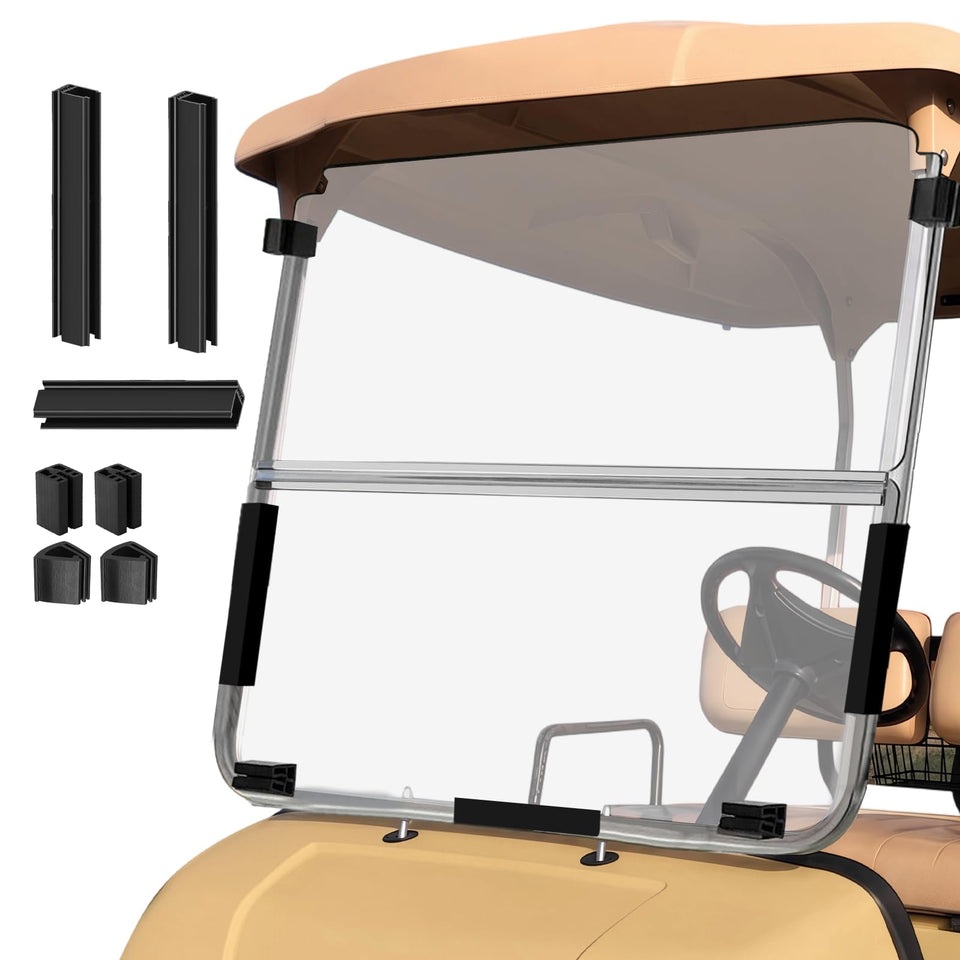 RIZINKART Yamaha G22 windshield with foldable design for flexible driving comfort