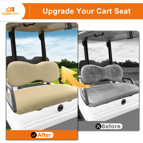 RIZINKART Yamaha G29-Drive-2 front seat cover enhances comfort with diamond mesh