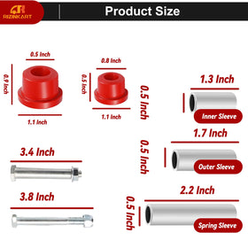 RIZINKART inner and outer steel sleeves for durable installation.