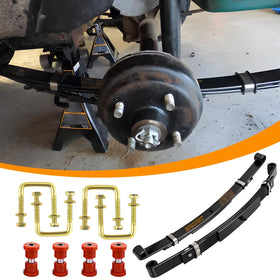 Clear installation manual included for EZGO TXT leaf spring upgrade.