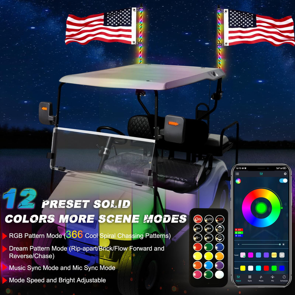 RIZINKART IP68 waterproof LED strip stays reliable in rain.