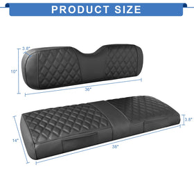 RIZINKART machine-washable seat cover simplifies cleaning and maintenance.