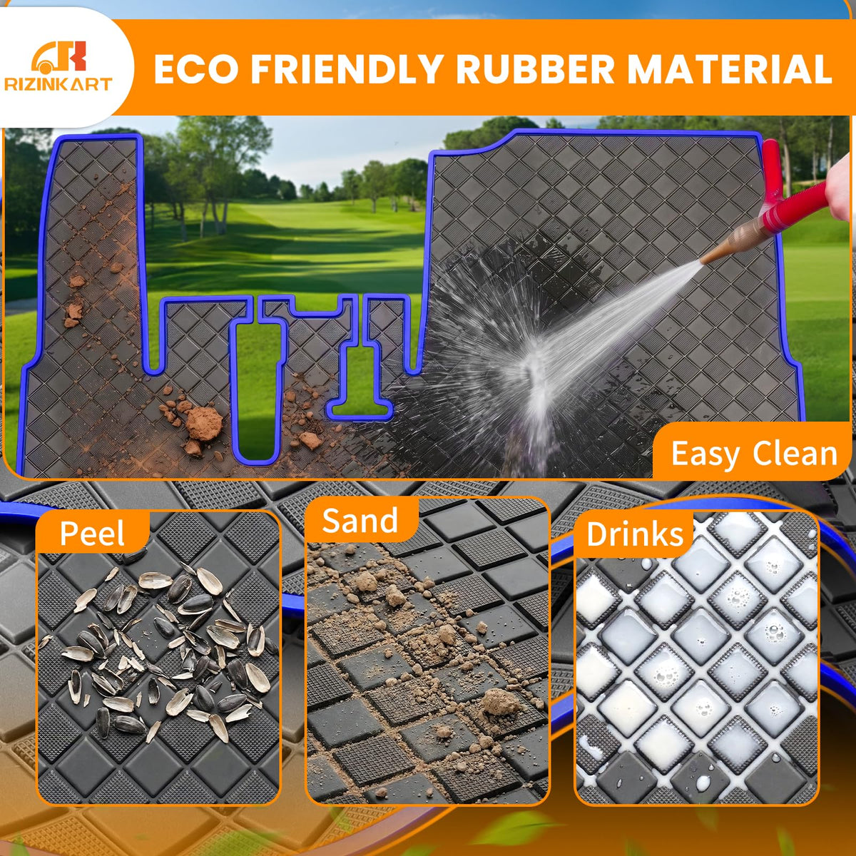 RIZINKART odor-free rubber prevents strong smells in hot weather
