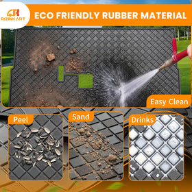 RIZINKART Odorless natural rubber resists wear and stays flexible