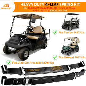 RIZINKART rear 4-leaf spring kit for Club Car Tempo 2017+ — improved load handling