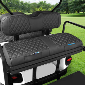 RIZINKART rear seat cover for EZGO/Yamaha/Club Car adds a refreshed look and protection.