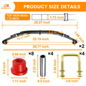 RIZINKART smooth rear suspension under load