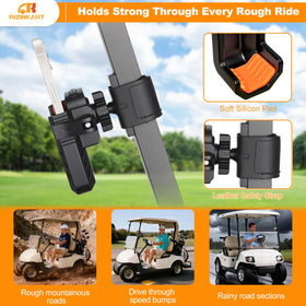 RIZINKART 60-degree tilt adjustment provides optimal viewing angles while driving.