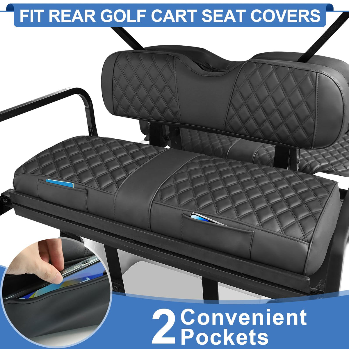 RIZINKART two-pocket design provides quick access to essentials.