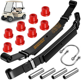 RIZINKART upgraded four-leaf rear spring kit ready for Club Car DS installation
