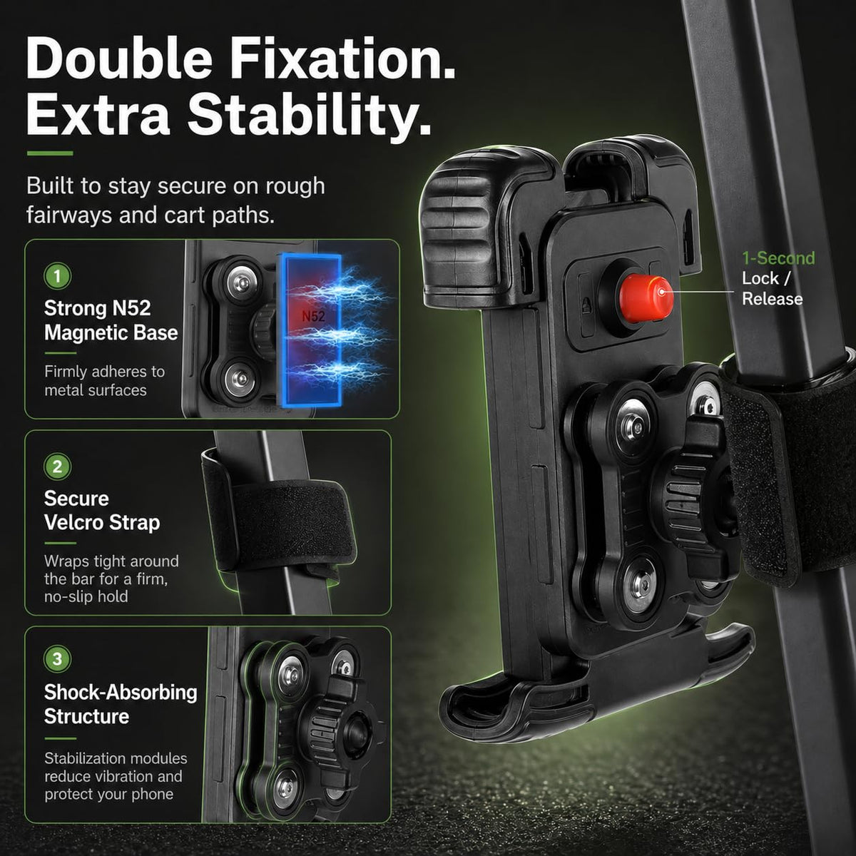 RIZINKART velcro strap reinforces grip to prevent slips during turns.