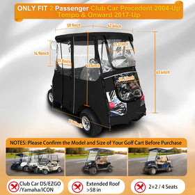 RIZINKART 600D Oxford material delivers durable, weather-ready protection
