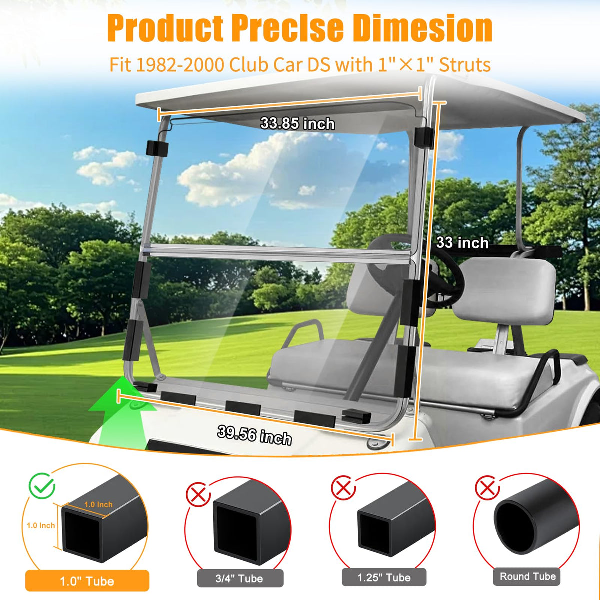 RIZINKART corrosion-resistant frame withstands years of outdoor use.