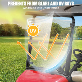 RIZINKART windscreen easy-install with pre-drilled holes and no tools
