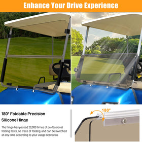 RIZINKART fold-down design allows airflow on hot days.